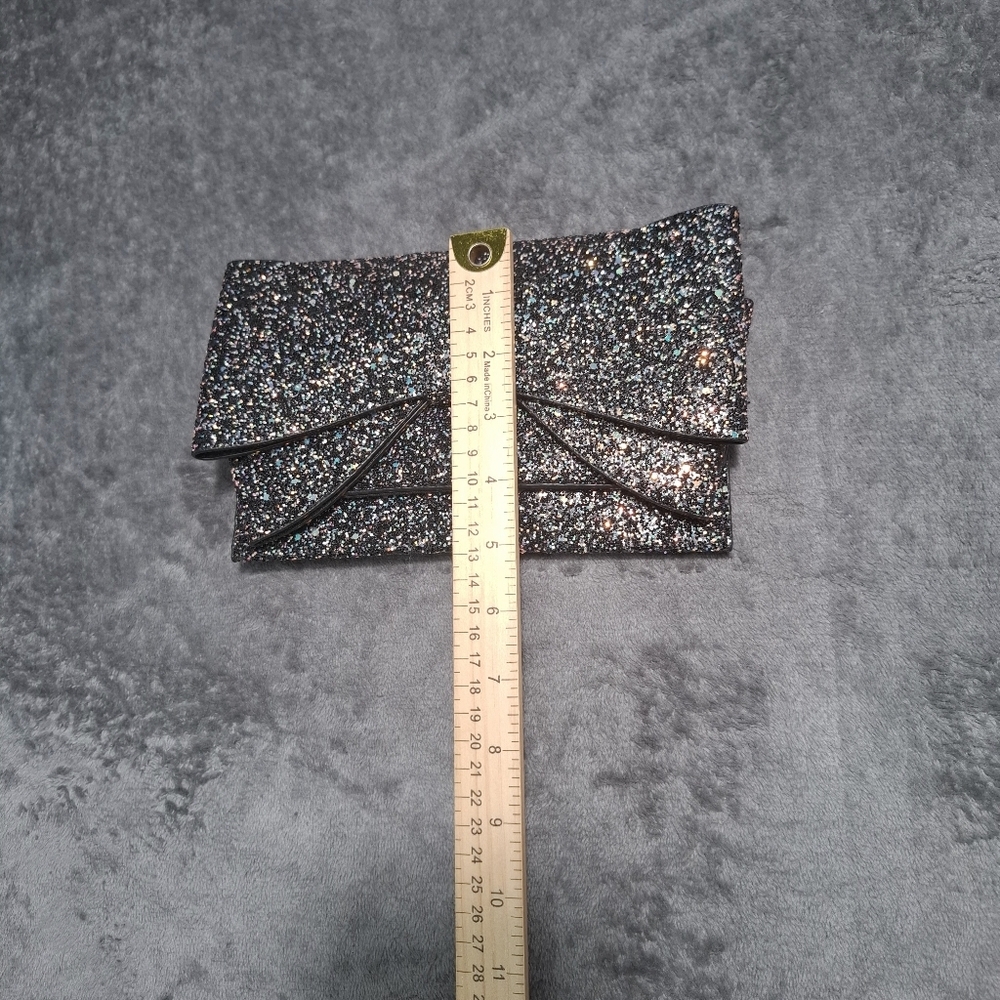 Sparkling Black Evening Clutch - Picture 2 of 13
